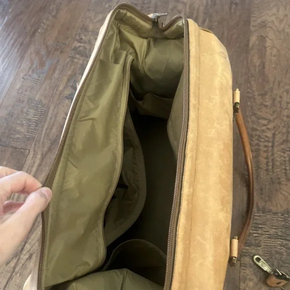 Vintage Hartmann Belting Leather Duffle Bag Doctor Carry-on Multi-purpose Tan